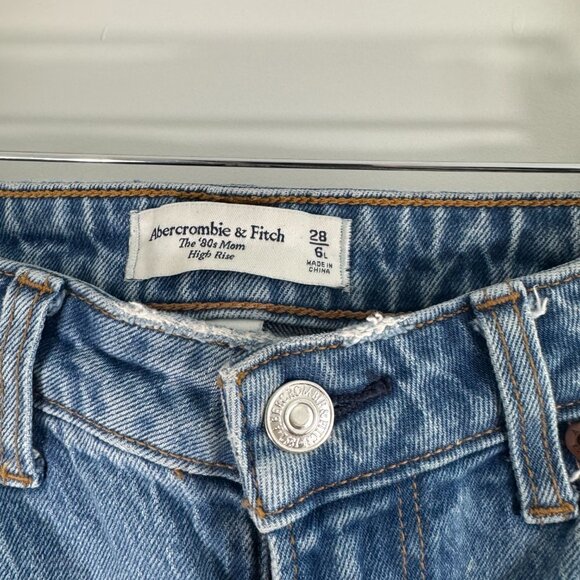 Abercrombie & Fitch ’80s Mom Jeans - 6 Long - Picture 2 of 3